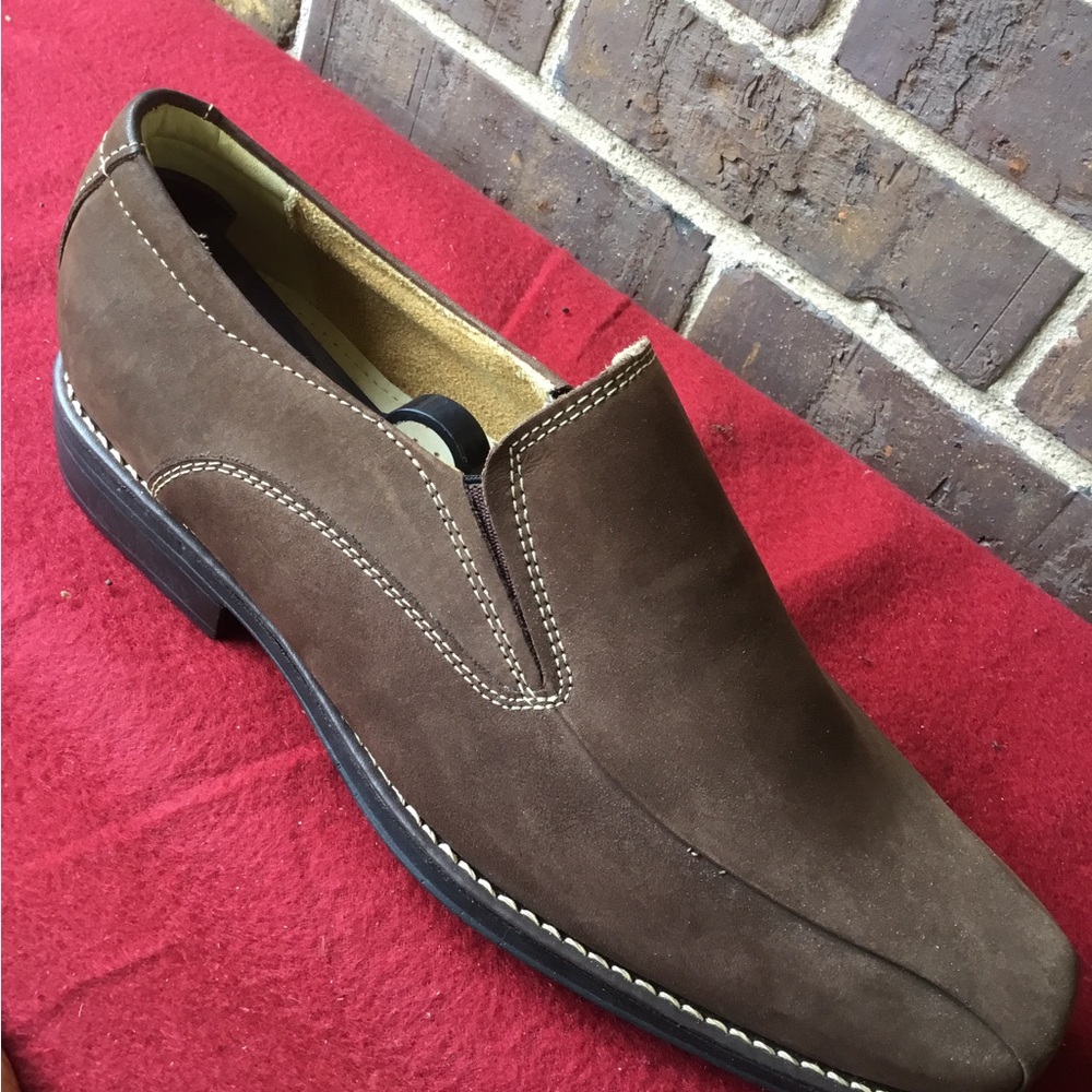 Men's Brown Slip-On Suede Loafer
